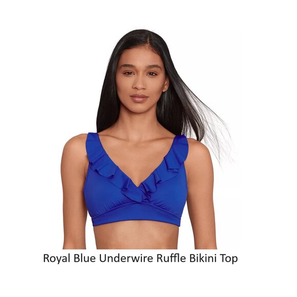 NWT LAUREN Ralph Lauren Beach Club Bikini Tops Multicolor Size 4-16 $100 12HL731 - Picture 4 of 6